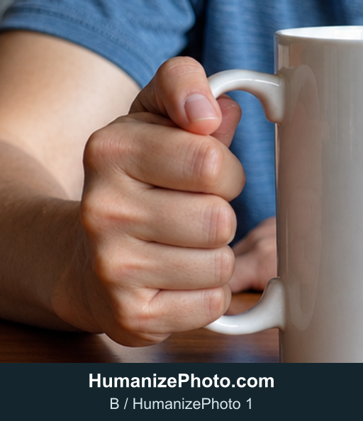 Hand (structural defect) — Humanize · Attempt 1